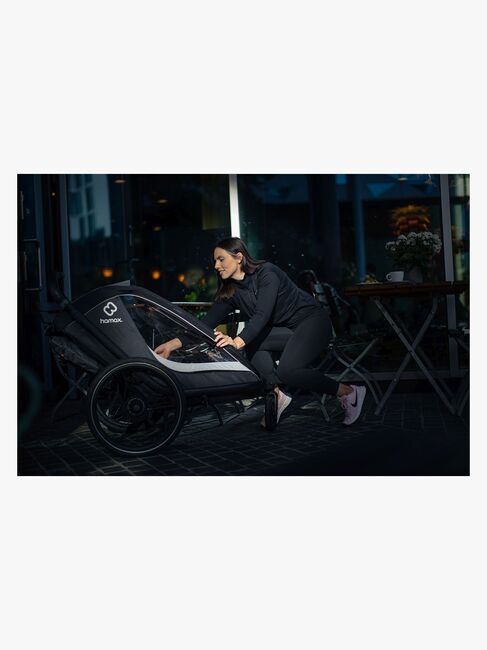 Hamax Cocoon Cykelanhænger, Grey/Black