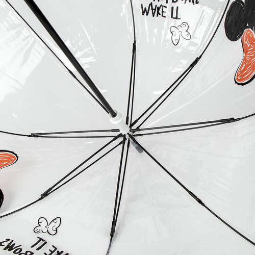 Disney Minnie Mouse Paraply, Gennemsigtig