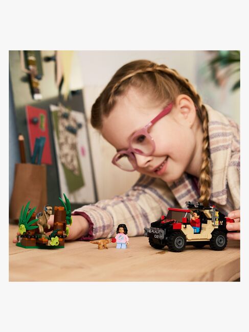 LEGO Jurassic World 76972 Offroad-flugt fra raptor