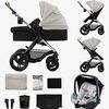 Kinderkraft MOOV 2 XL Air Kombivogn, Moonlight Grey
