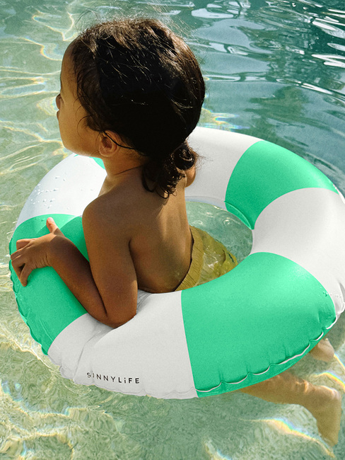SUNNYLiFE Mini Badering, Pool Party Green Stripe