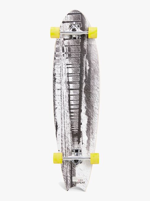 Impulse Longboard, Grå/Gul