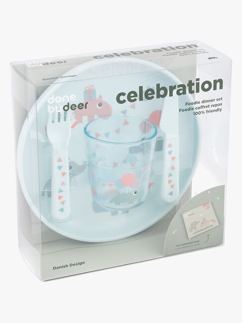 Done By Deer Foodie Spisesæt Celebration, Blue