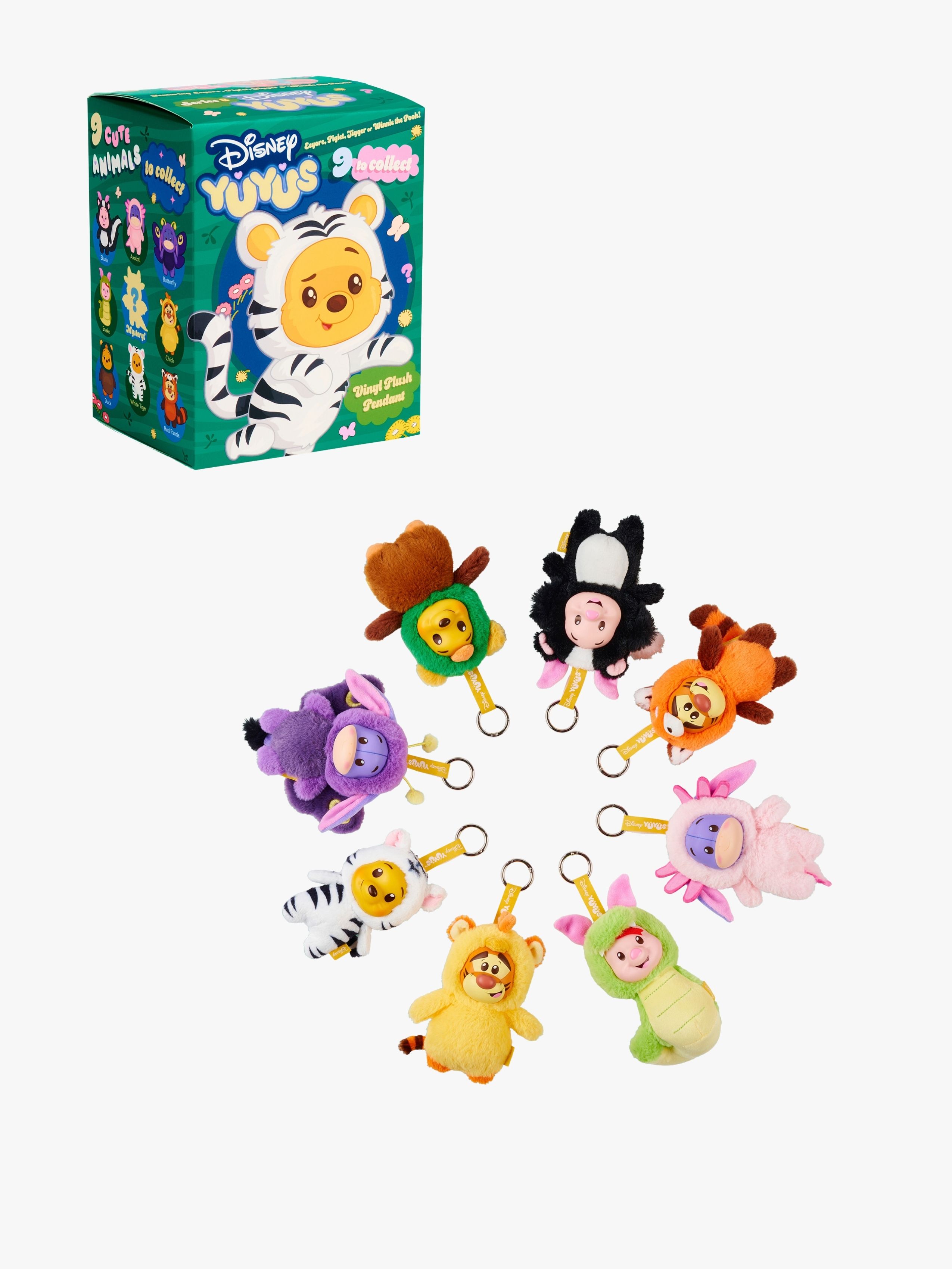 Disney YuYus Peter Plys Bamse 12 Cm Wave 3 Blandet