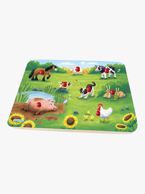 Kärnan Puslespil På Bondegården 8 Brikker