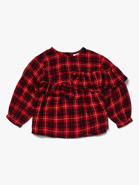 Luca & Lola Marietta Bluse, Red/Black
