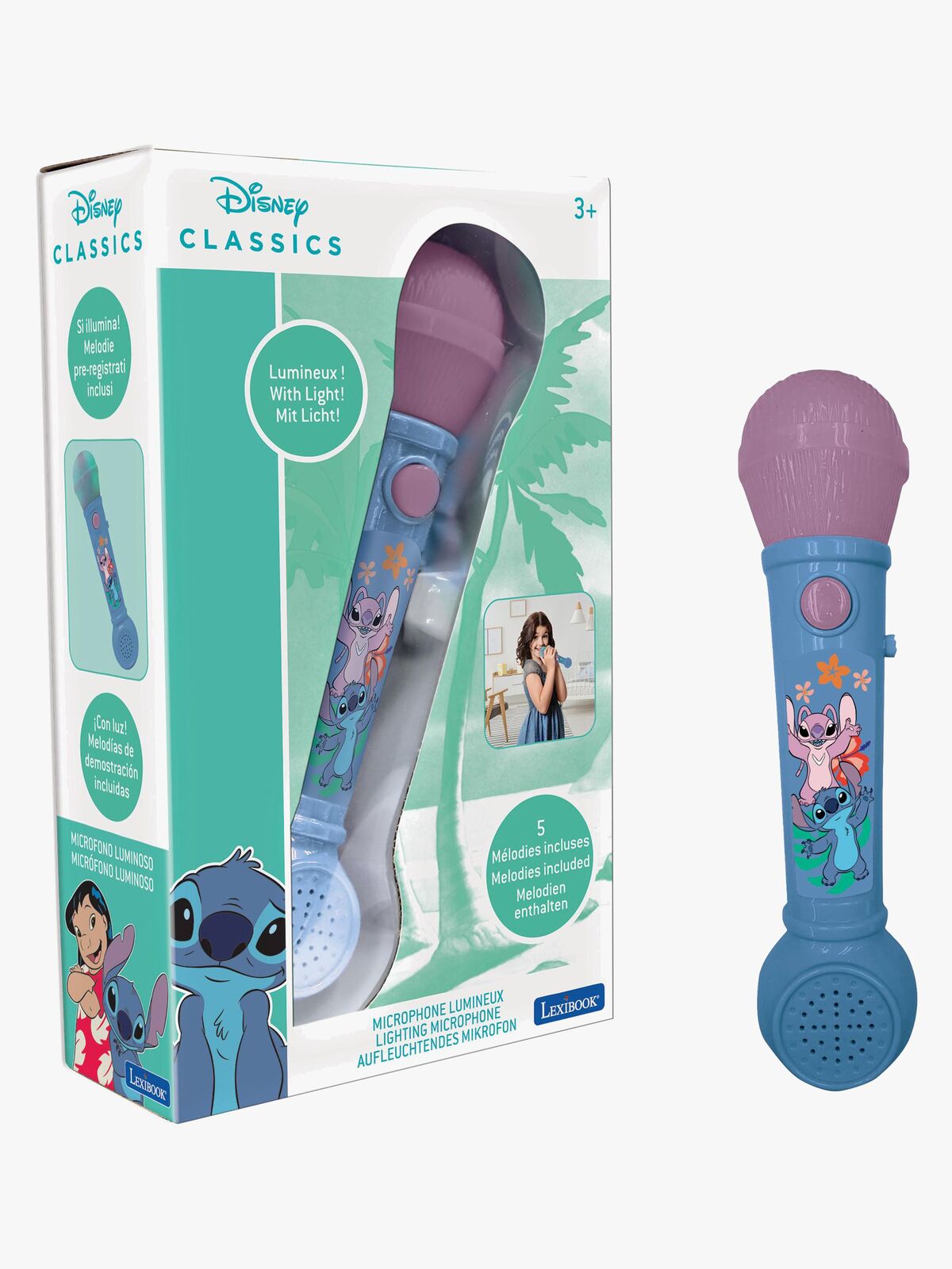 Disney Lilo and Stitch Mikrofon med Lys