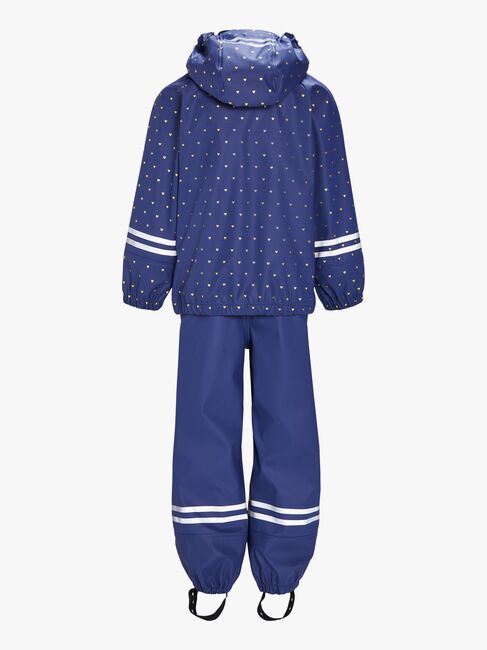 Petite Chérie Atelier Cleo Regnsæt, Crown Blue Mini Hearts