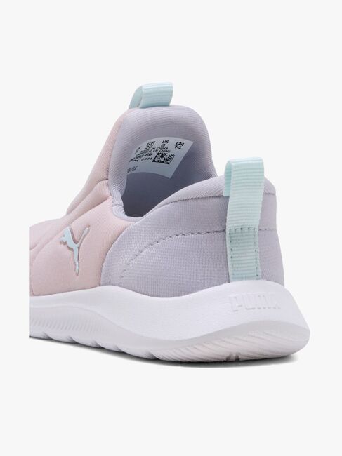 Puma Fun Racer 2 Slip On Infant Sneakers, Mauve Mist/Sea Glass/Lilac Crush