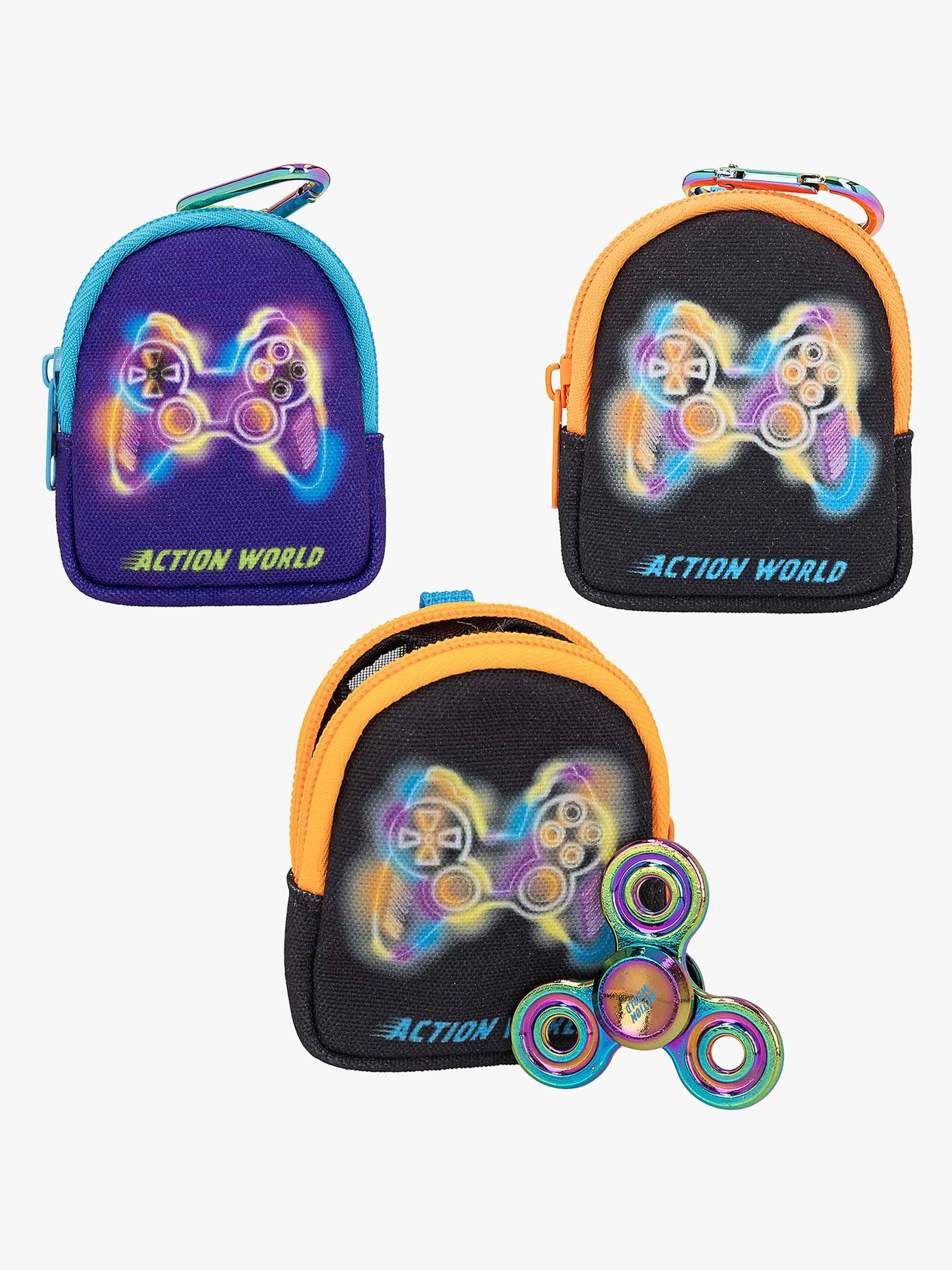 Action World Mini Rygsæk Med Fidgetspinner