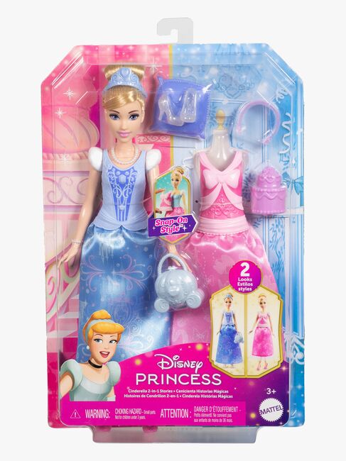 Disney Princess 2-i-1 Dukke Askepot