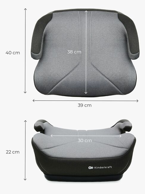 Kinderkraft I-BOOST 2 i-Size Selepude, Grå