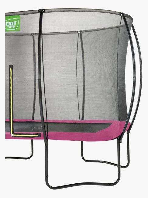 EXIT Silhouette Trampolin inkl. Sikkerhedsnet 214x305 cm, Pink
