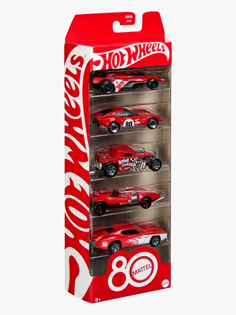 Hot Wheels Biler Mattel 80th 5-pak