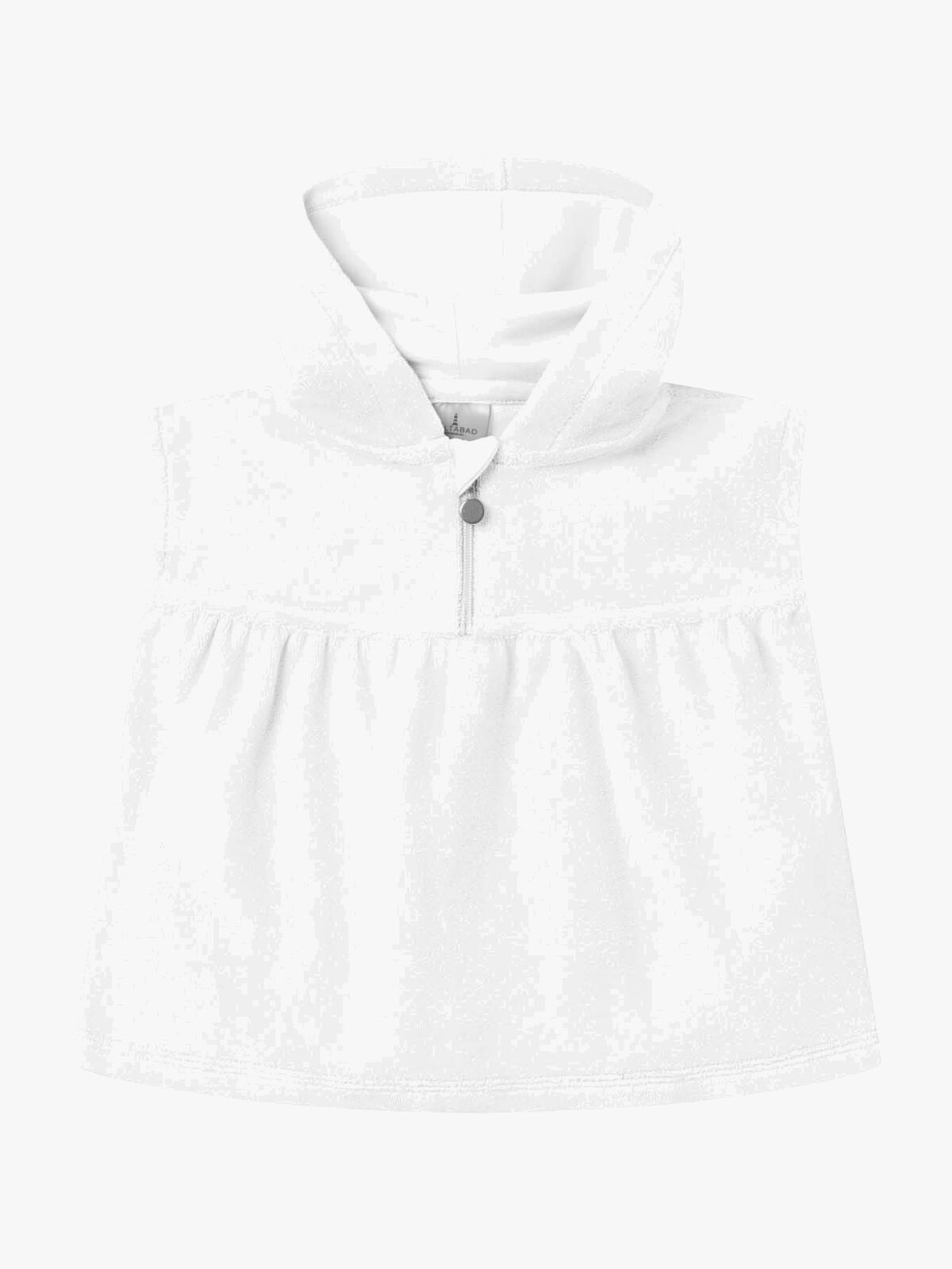 Saltabad Sara Kjole, Frotté, Hvid