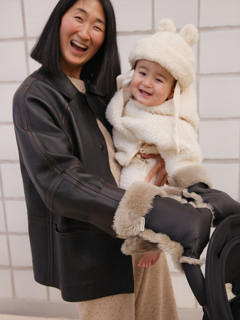BINIBAMBA Merino Teddy Hue, Milk