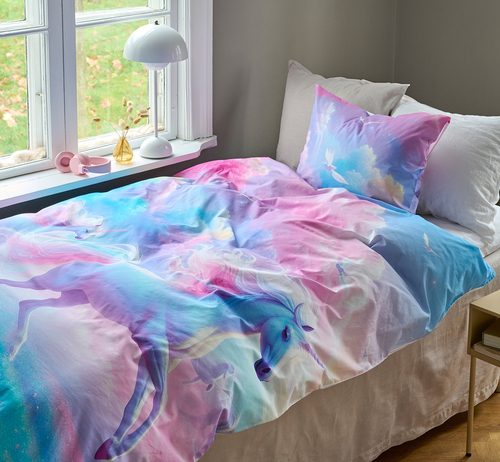 Borganäs Sengesæt Enhjørning 150x210