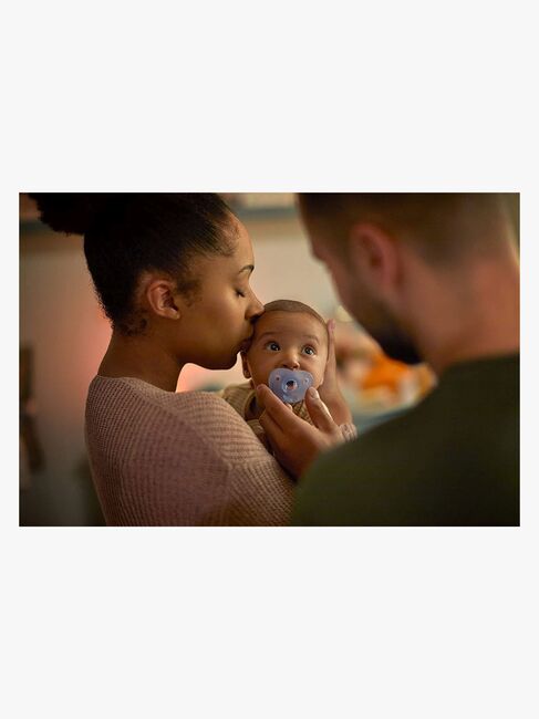 Philips Avent Curved Soothie 0-6 mdr., Blå