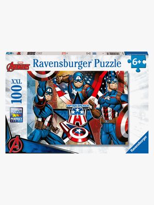 Ravensburger Marvel Avengers Captain America XXL Puslespil 100 Brikker