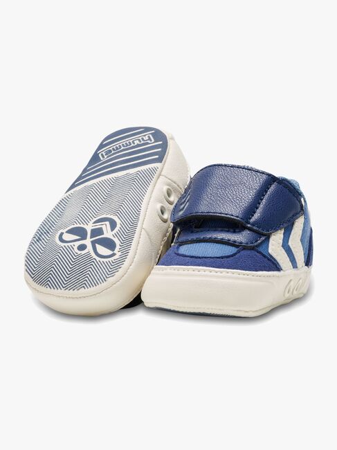 Hummel Stadil Low Crib Infant Sneakers, Blue Horizon