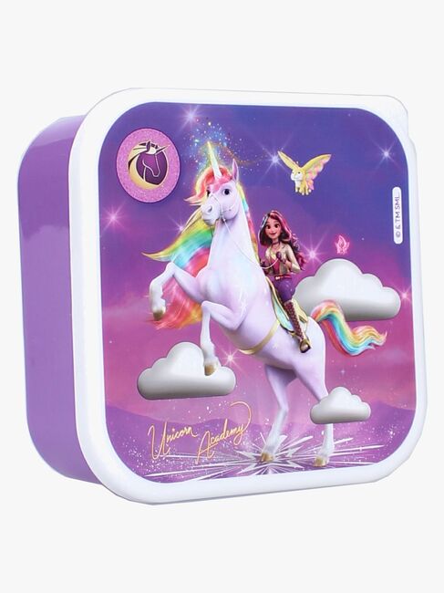 Unicorn Academy 3 in 1 Madkasse Fresh Bites, Lilla