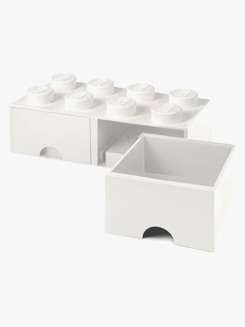 LEGO Opbevaringsklods 8, Hvid