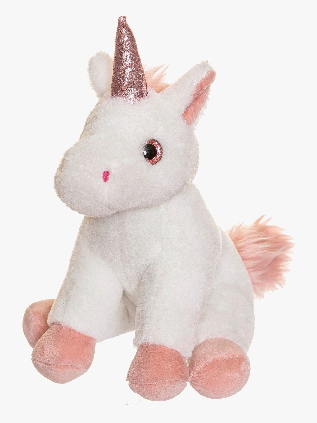 Teddykompaniet Bamse Enhjørning 25 cm, Hvid