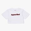 Hyperfied Short Sleeve Logo Sweatshirt, Snow White