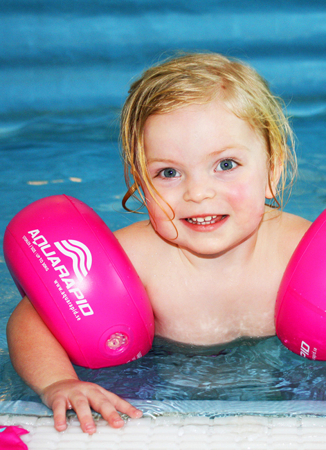 Aquarapid Aquaring Badevinger, Lyserød