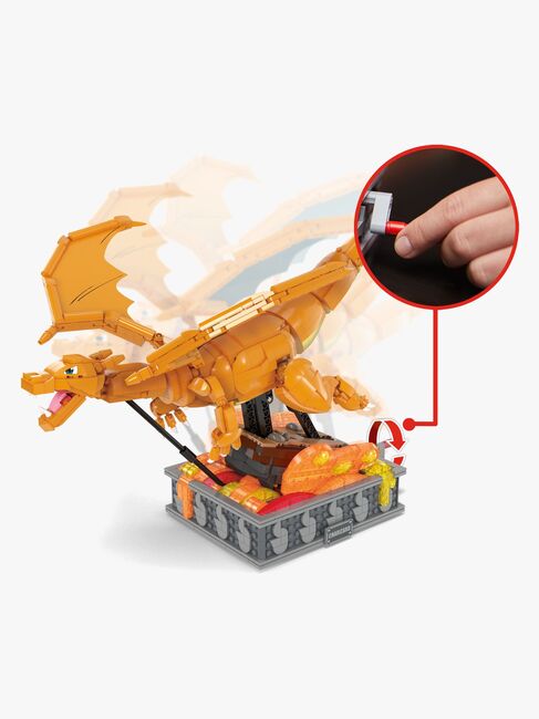 Mega Pokémon Byggesæt Motion Charizard, 1664 dele