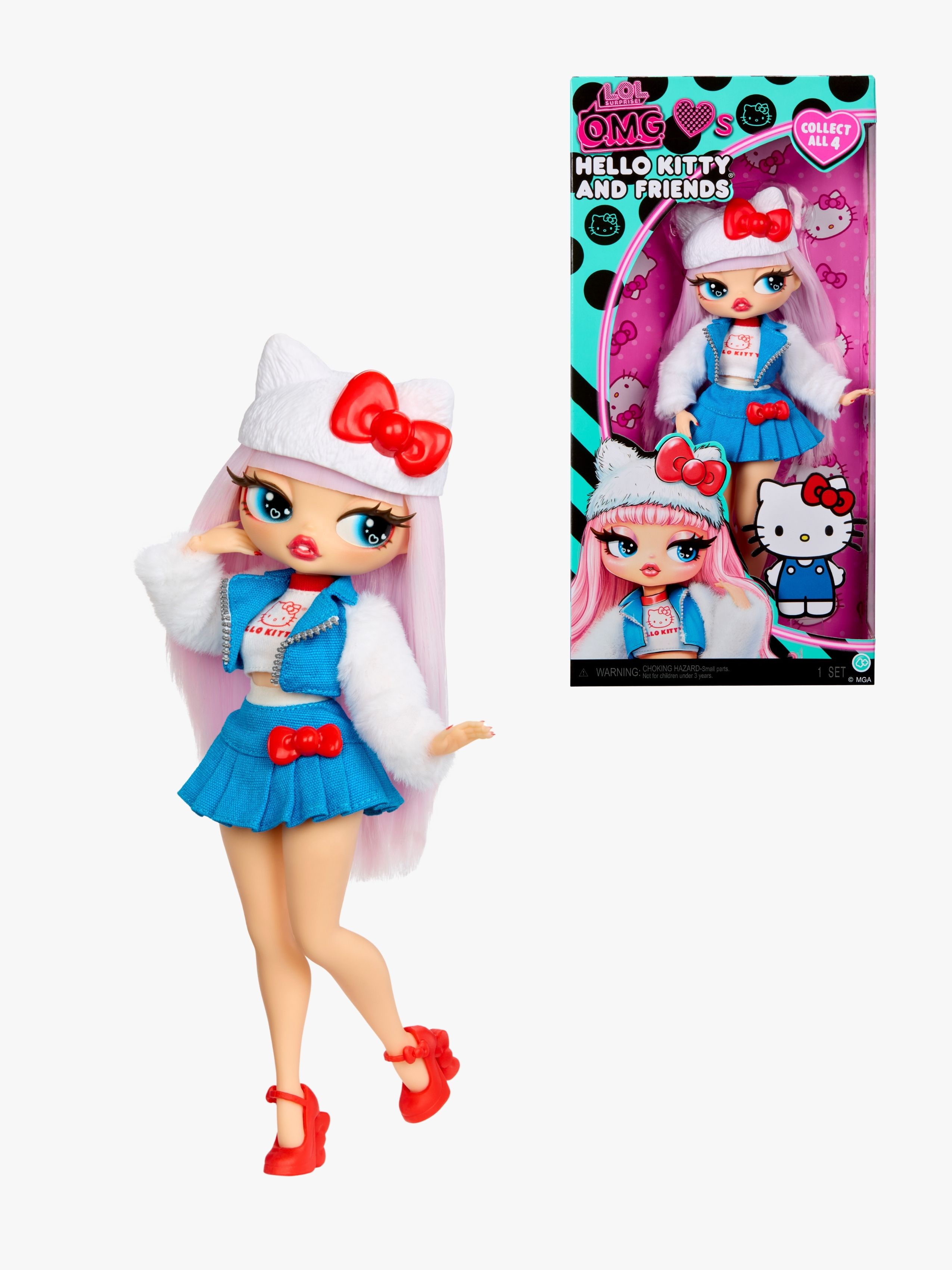 L.O.L OMG Hello Kitty Modedukke