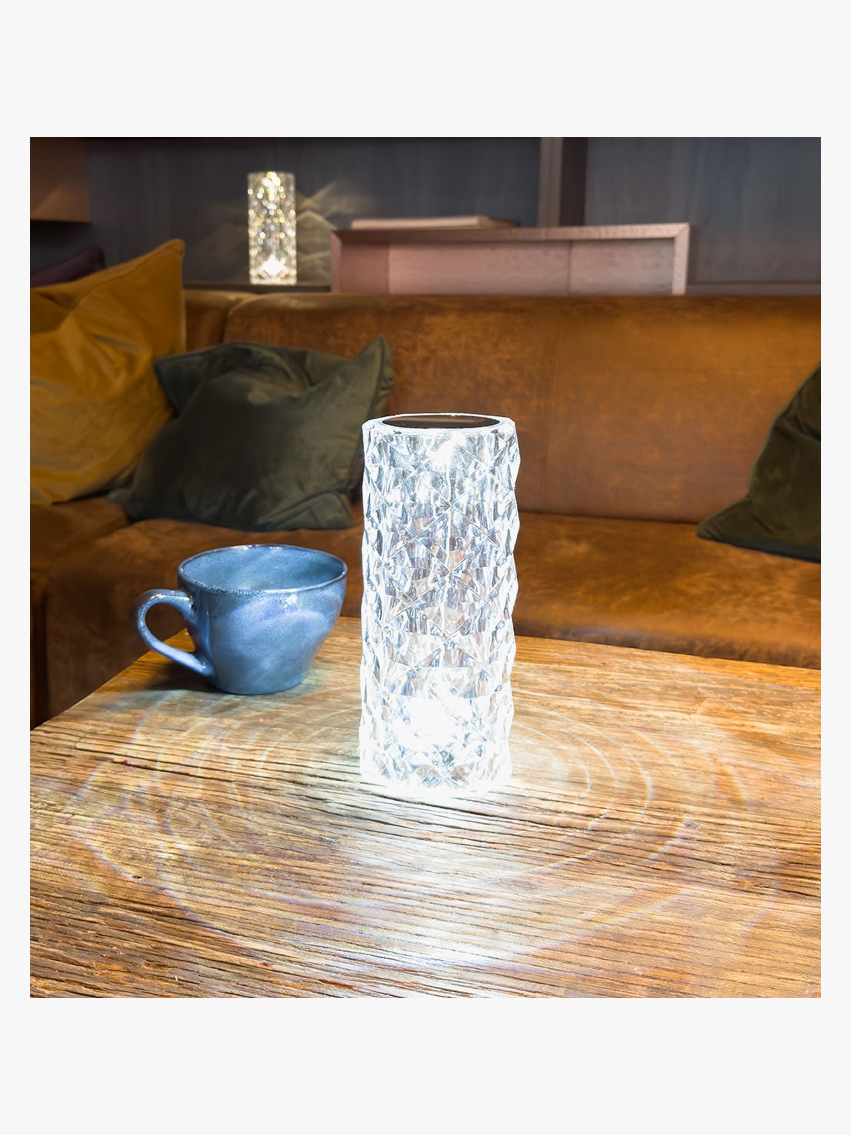 Powerpal Lampe, Crystal Rose, Børnelampe
