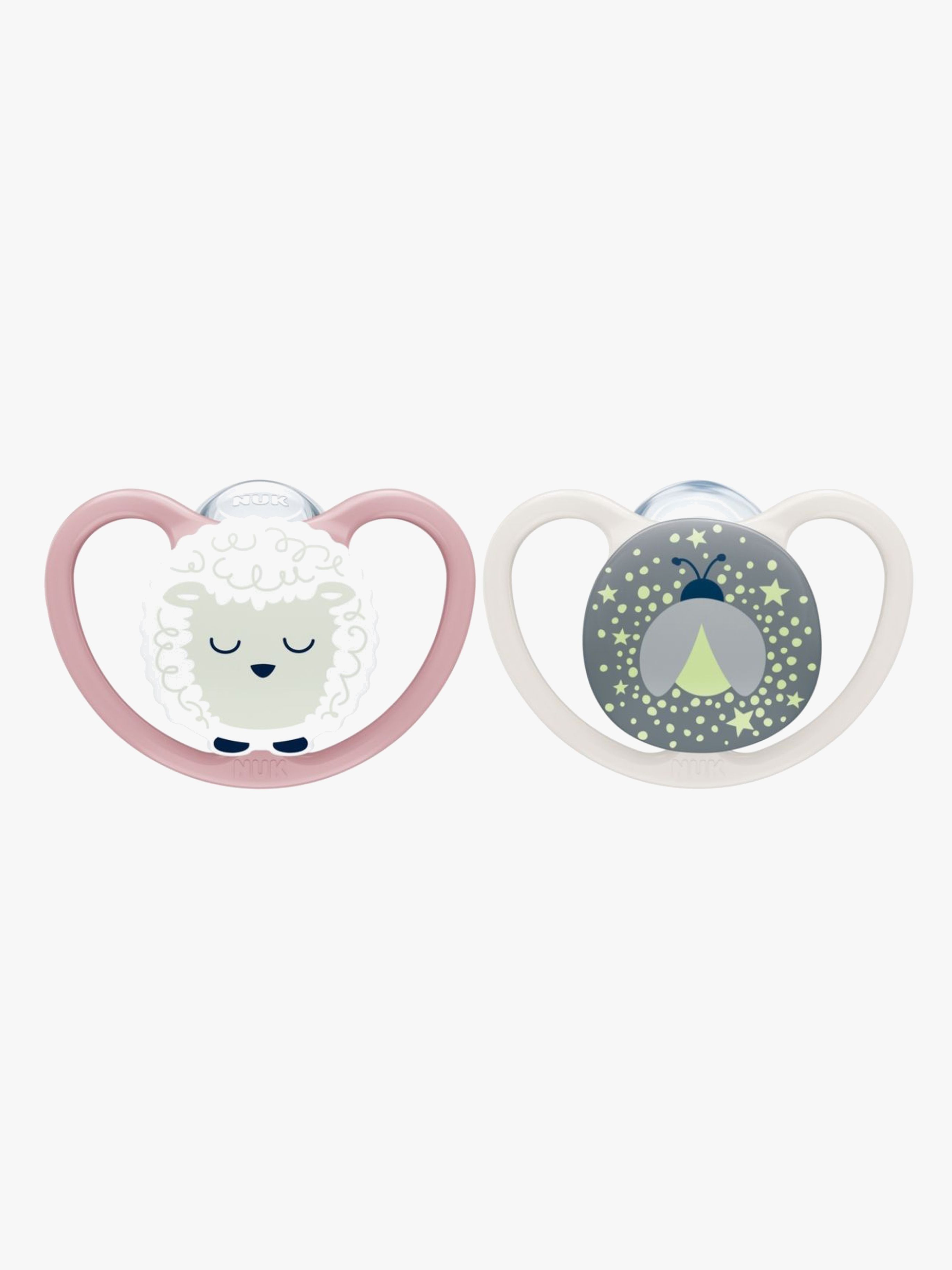 NUK Perfect Match Air Night Sut 2-pak Str. 1, Sheep