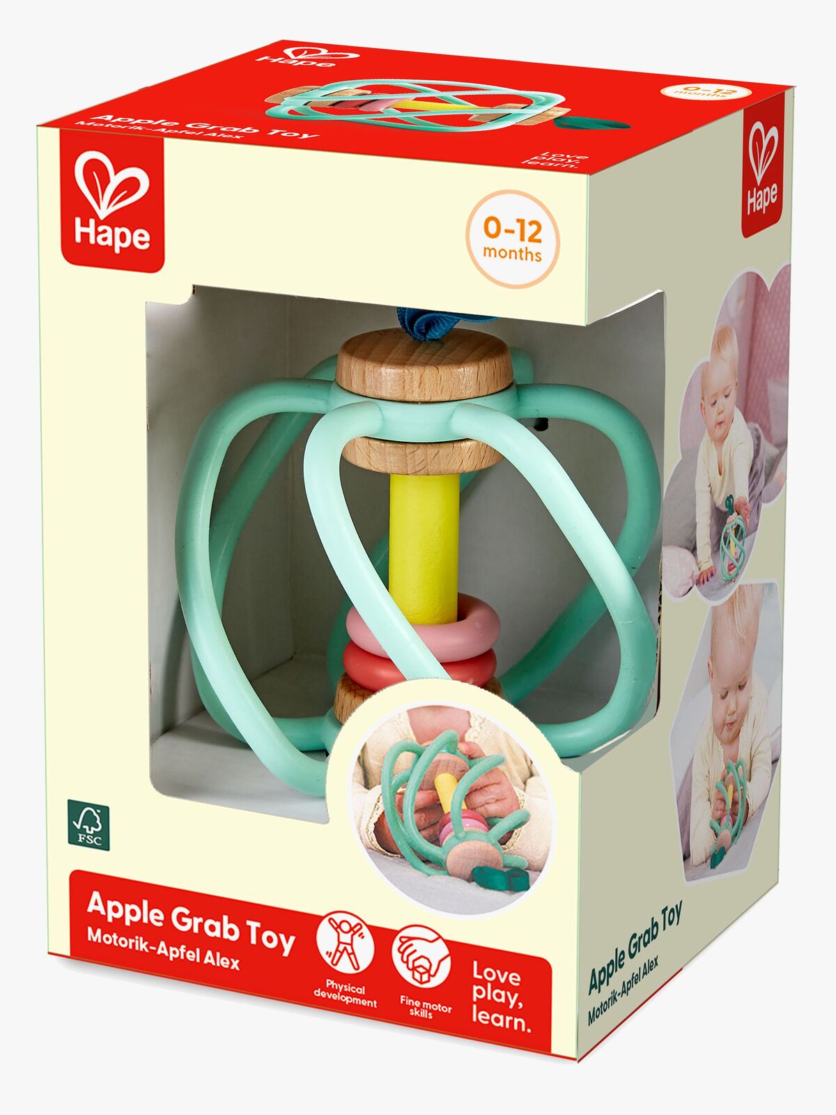 Hape Gribelegetøj Æble