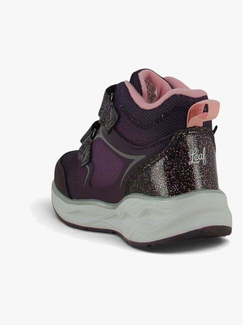Leaf Kode Blinkende Vandtætte Mid Sneakers, Burgundy LKODE101U-16-2621_4d.jpg