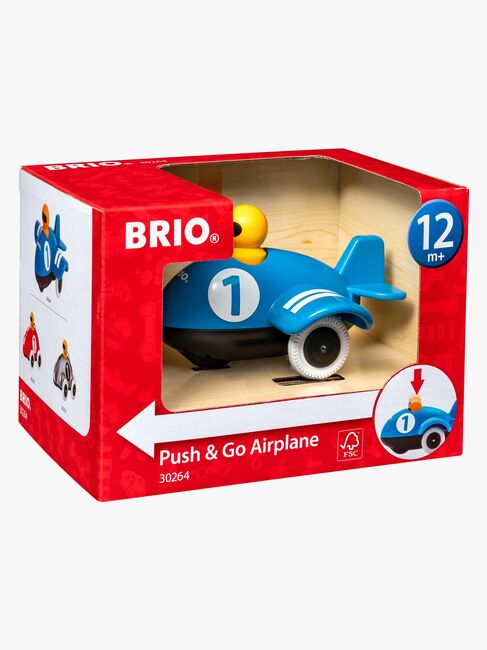 BRIO 30264 Push & Go Airplane