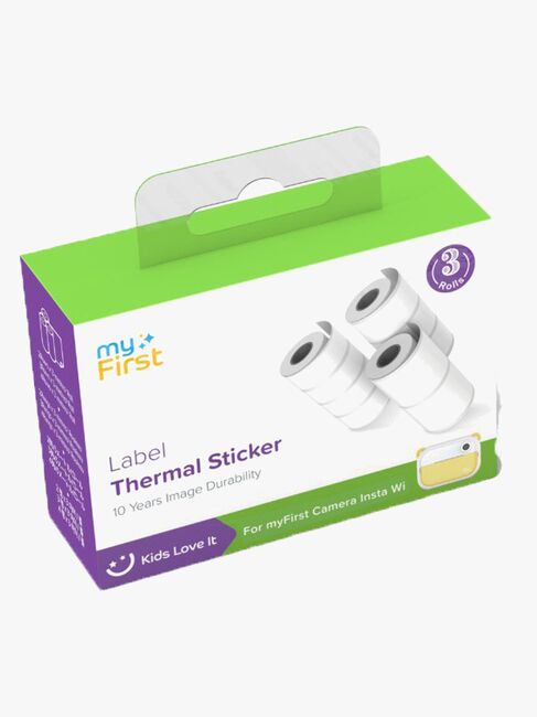 myFirst Insta Wi Thermal Sticker Mærkater Refill 3-pak, Hvid