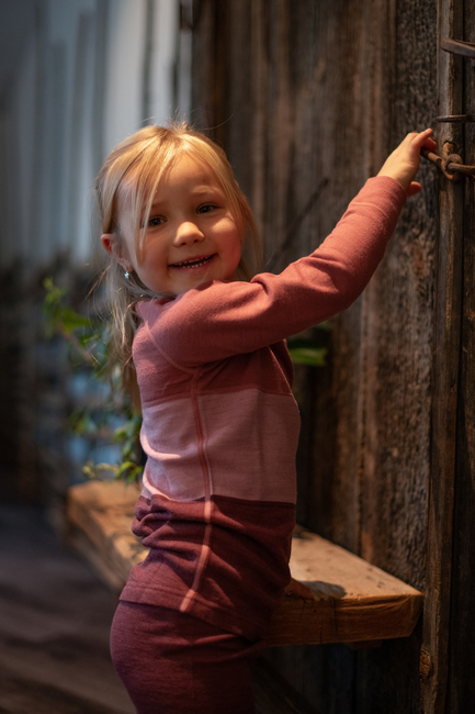 Lindberg Bamboo Merino Skiundertøj, Blush/Rose