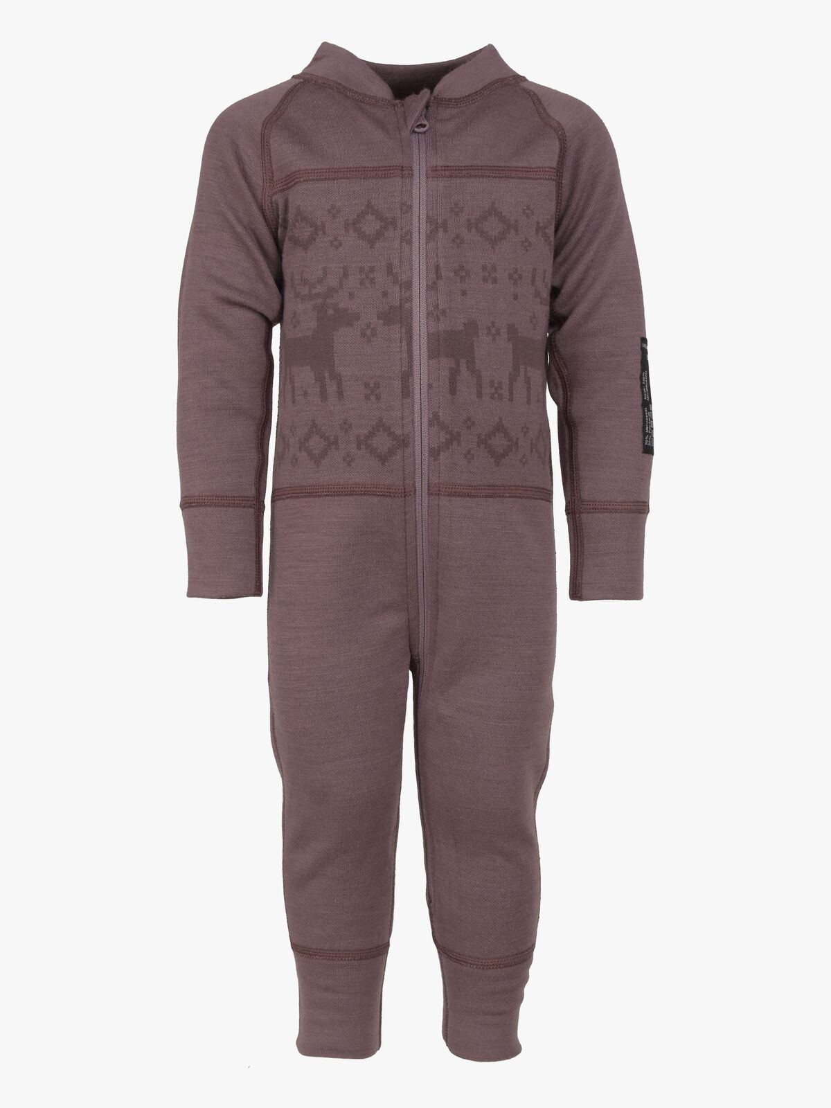 Lindberg Kåbdalis Merino Termoundertøjs-heldragt Merinomix, Dusty Mauve