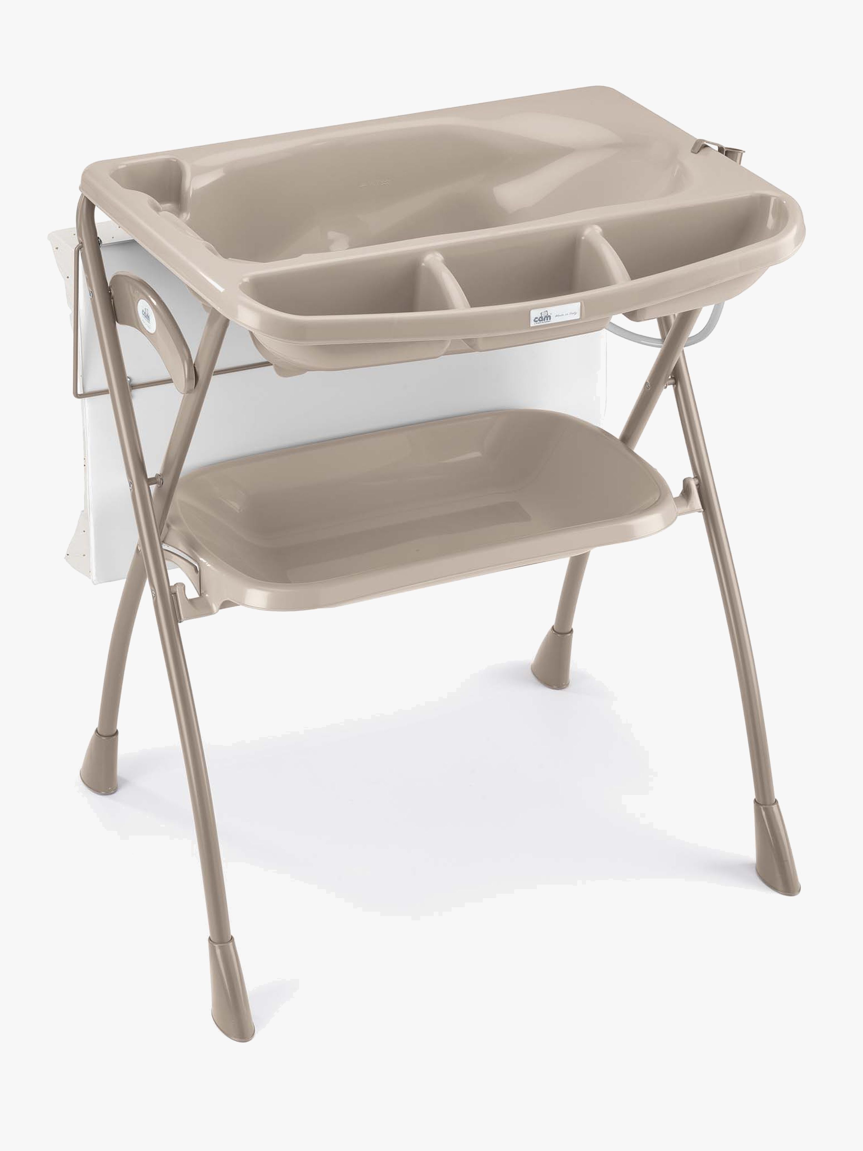CAM Volare Sammenklappeligt Badekar Med Puslepude, Beige