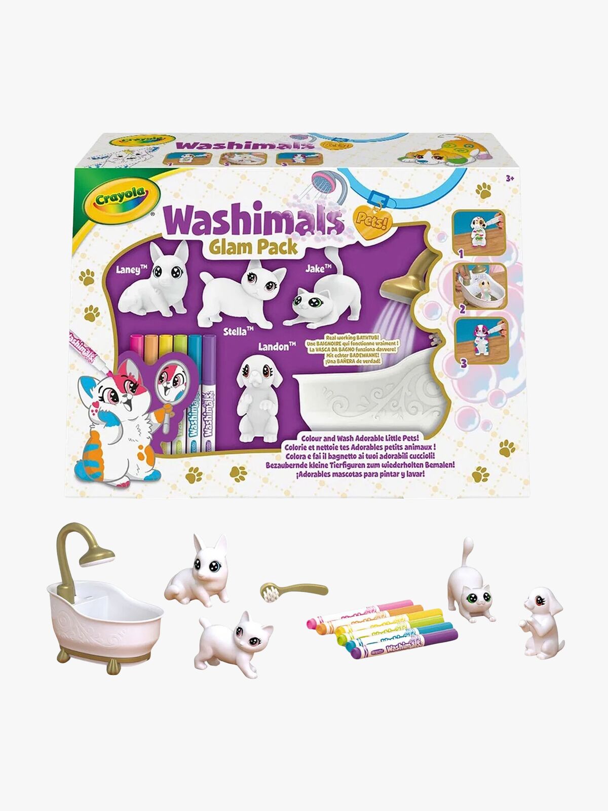 Crayola Washimals Kreasæt Pets Tub