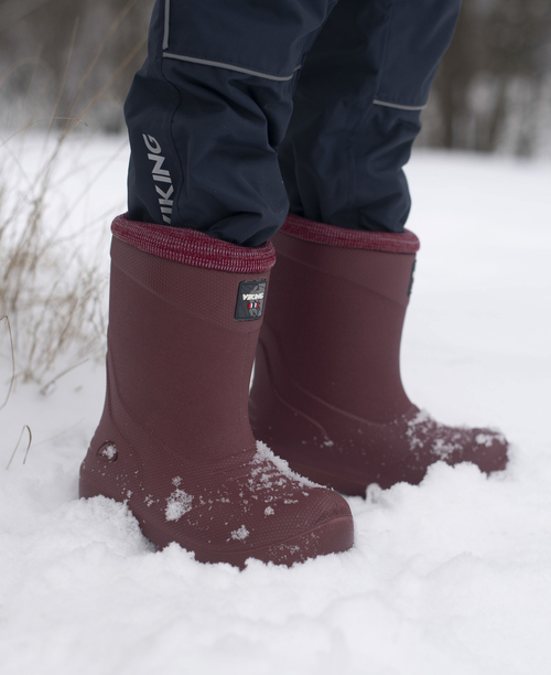 Viking Frost Fighter  Forede Gummistøvler, Dark Pink
