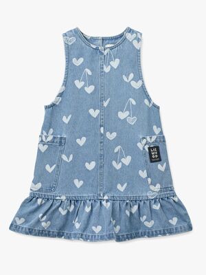 LIEWOOD Angelica Denimkjole, Sweetshearts/Light Blue Denim