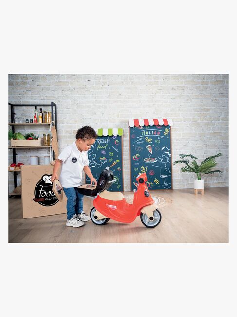 Smoby Gåmotorcykel Food Express, Rød