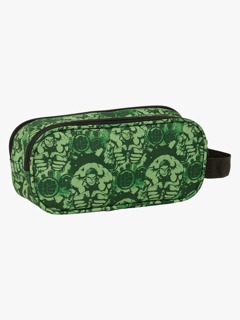 Marvel Avengers 3D Hulken Dobbelt Penalhus, Blå/Grøn