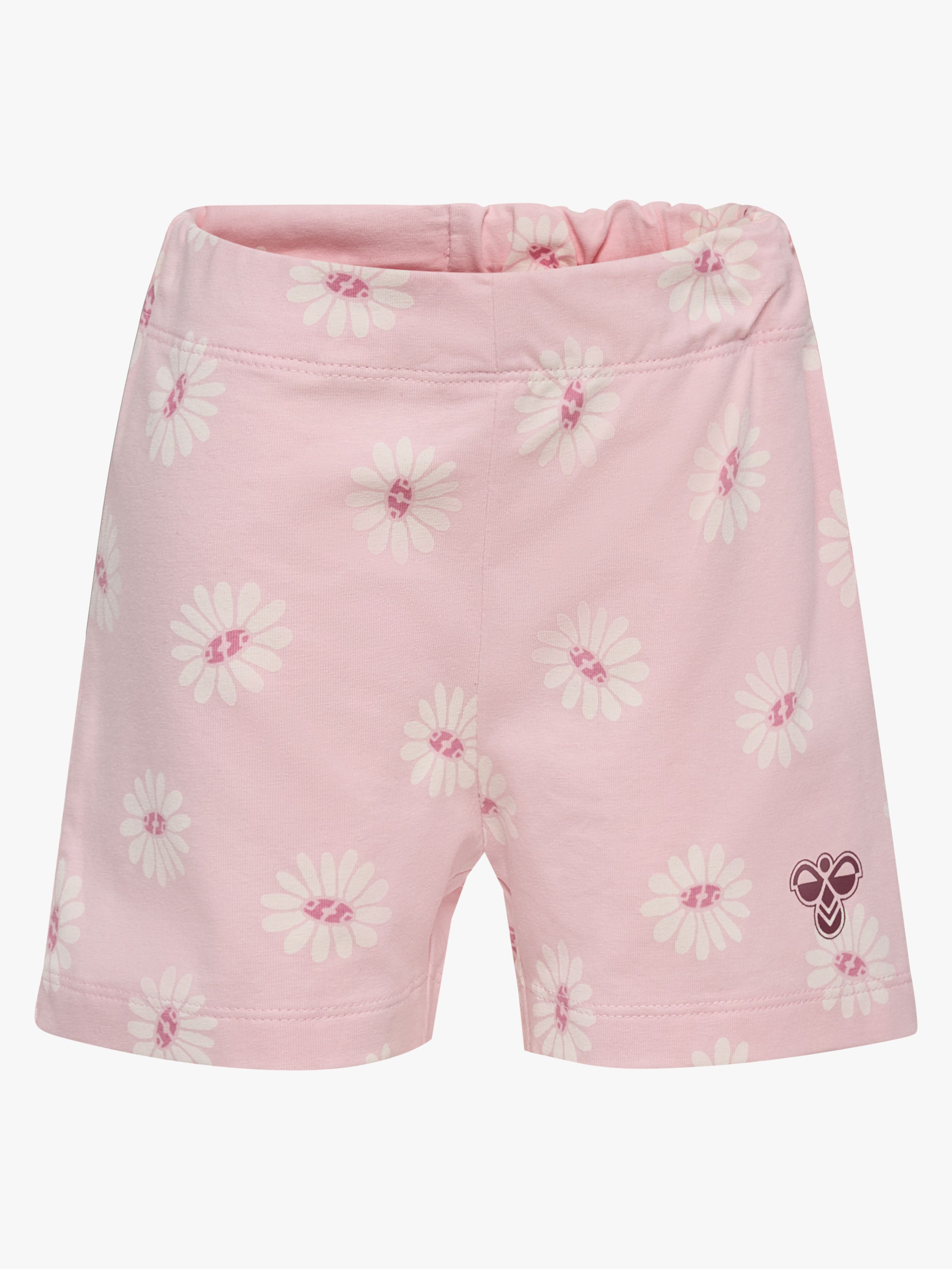 Hummel Mini Loose Flower Shorts, Pale Lilac, 92, Børnetøj