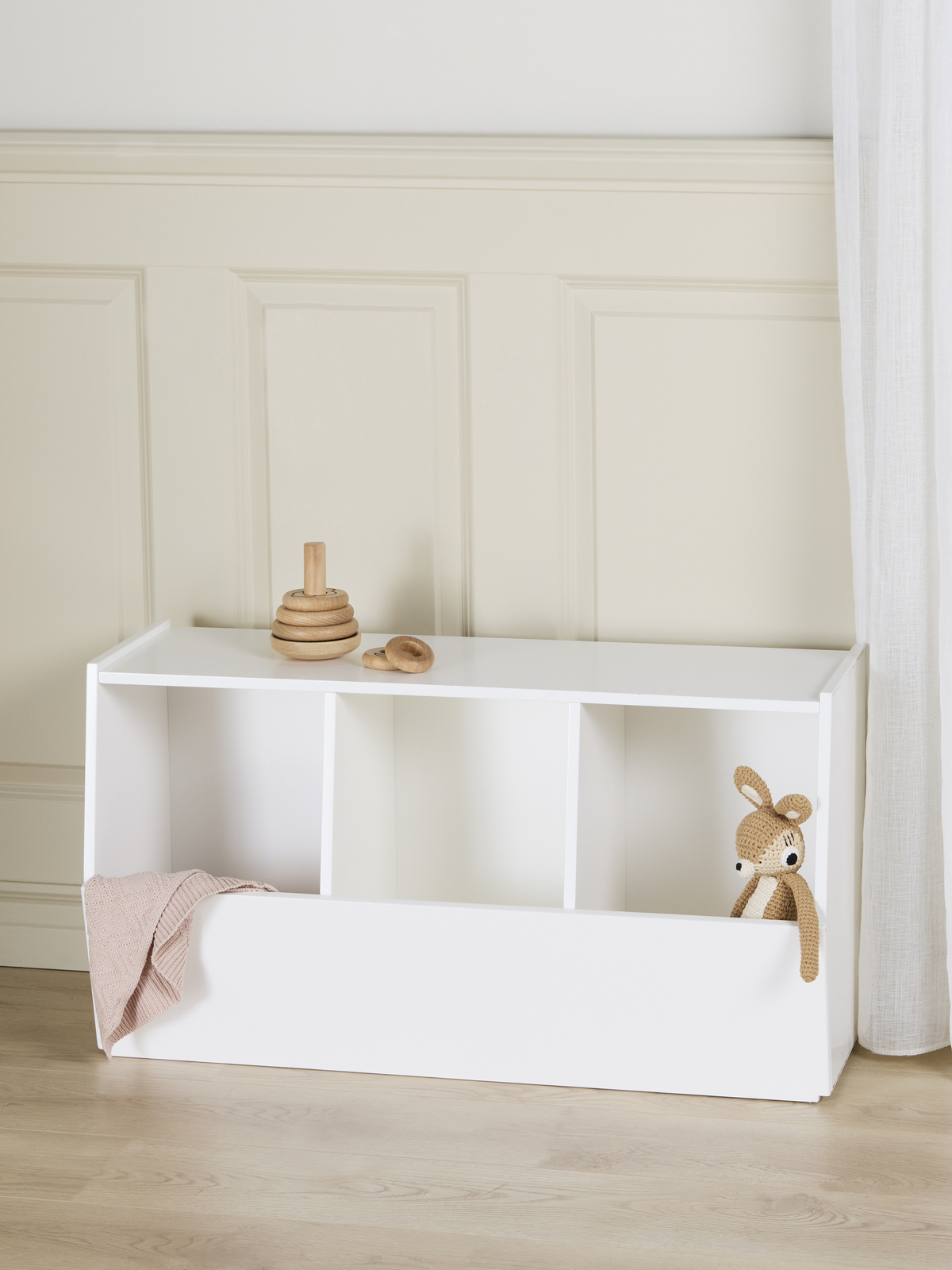 Alice & Fox LEAH Opbevaringsbænk, Hvid