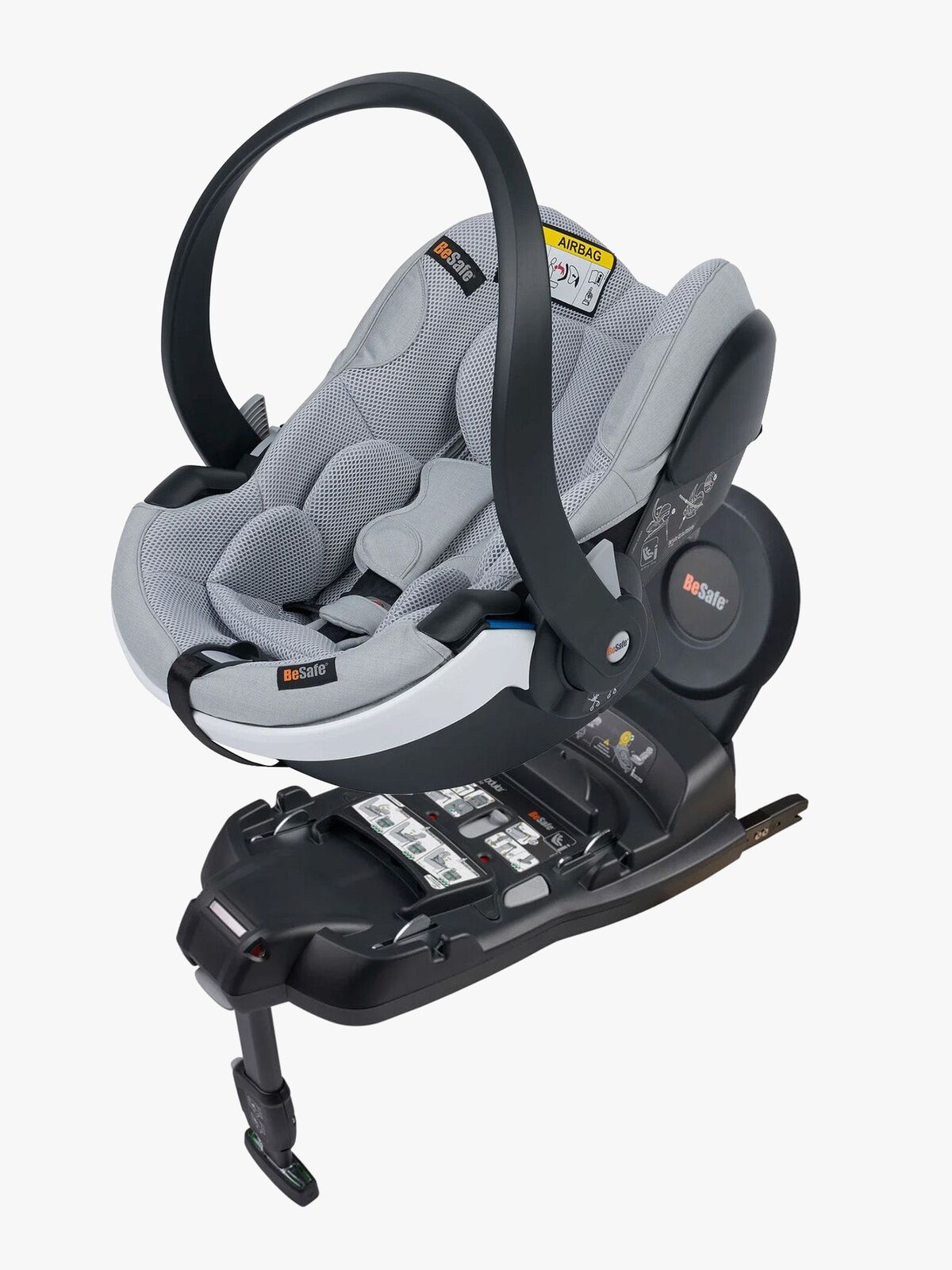 BeSafe iZi Go Modular X2 i-Size Autostol Baby inkl. Base, Peak Mesh