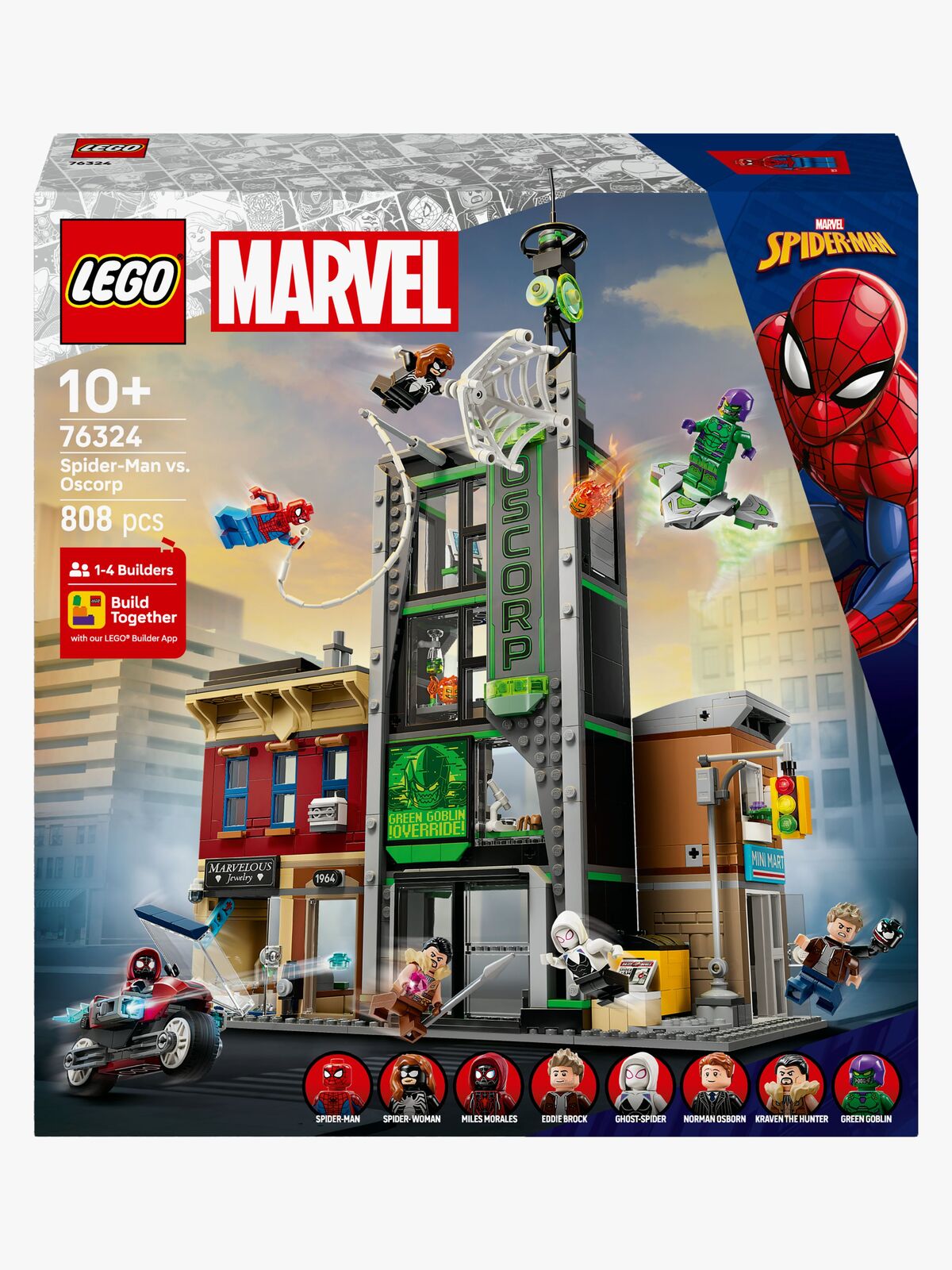 LEGO Super Heroes 76324 Spider-Man mod Oscorp