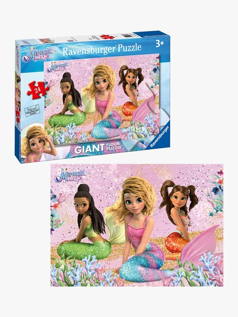 Ravensburger Mermaid Magic Gulvpuslespil 24 Brikker